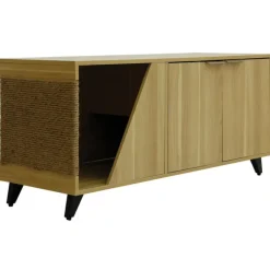 Cats*4 Cats & Dogs Home Furnishing Inc., Jessie Cat Cabinet - Oak - Pet Home | The Perfect Pet Supplies Shopping Experience