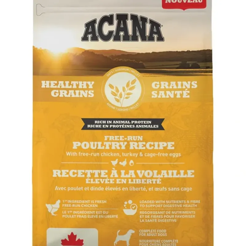 Dogs*Acana, Adult - Healthy Grains - Free-Run Poultry - Pet Home | The Perfect Pet Supplies Shopping Experience
