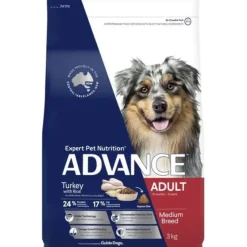 Dogs*Advance Canine Adult Medium Breed - Turkey with Rice 3kg - Pet Home | The Perfect Pet Supplies Shopping Experience