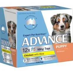 Dogs*Advance Puppy Chicken With Rice Wet Dog Food 100g x 12 - Pet Home | The Perfect Pet Supplies Shopping Experience