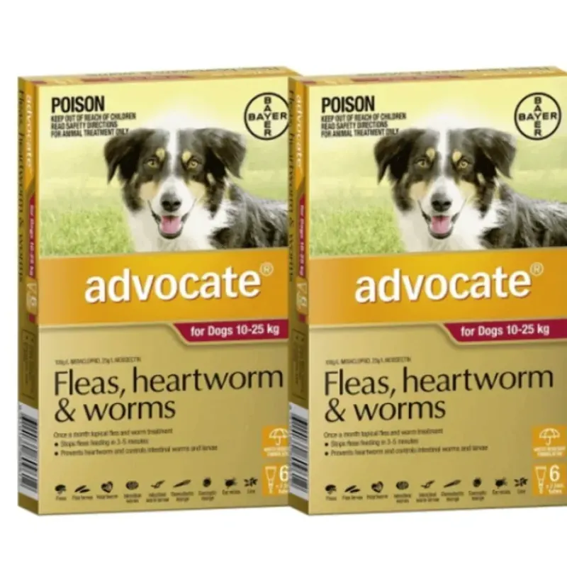 Dogs*Advocate Red for Large Dogs 10-25kg 12pk ( 2 x 6pks) - Pet Home | The Perfect Pet Supplies Shopping Experience