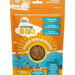 Dogs*All Barks Aussie Mini Burgers Chicken & Superfood Dog Treats 110G - Pet Home | The Perfect Pet Supplies Shopping Experience