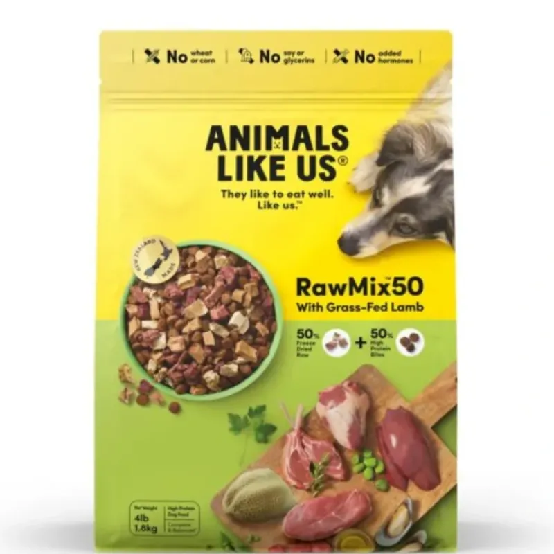 Dogs*Animals Like Us RawMix50 with Grass-Fed Lamb for Dogs - Pet Home | The Perfect Pet Supplies Shopping Experience