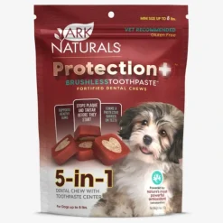 Dogs*Ark Naturals Protection+ Brushless Toothpaste Dental Chews for Dogs - Pet Home | The Perfect Pet Supplies Shopping Experience