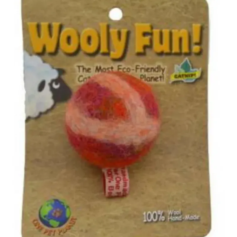 Pet Toys|One Pet Planet Wooly Fun Ball 5cm Cat Toy - Pet Home | The Perfect Pet Supplies Shopping Experience