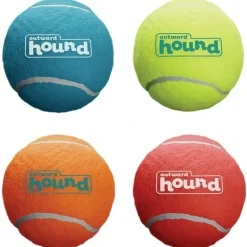 Discount Outward Hound, Squeaker Ballz - 4 pk - Large - Pet Home | The Perfect Pet Supplies Shopping Experience Pet Toys