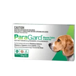 Sale Paragard Allwormer tablets for medium dogs pack of 4 x 10kg tablets - Pet Home | The Perfect Pet Supplies Shopping Experience Dogs