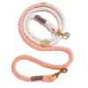 Flash Sale Peach Cotton Rope Dog Leash | Bolt Snaps, Adjustable - Pet Home | The Perfect Pet Supplies Shopping Experience Dogs