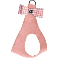 Shop Peaches N Cream Houndstooth Big Bow Step In Harness - Pet Home | The Perfect Pet Supplies Shopping Experience Dogs