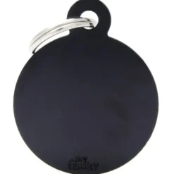 Store Pet ID Tag Basic Circle Black Lge - Pet Home | The Perfect Pet Supplies Shopping Experience Dogs