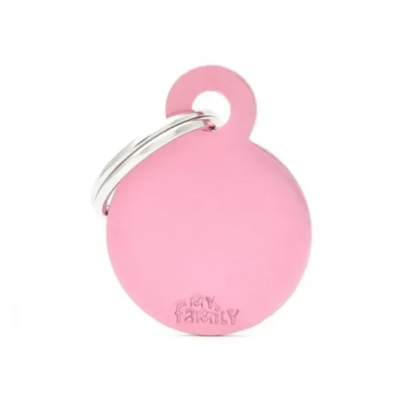 Sale Pet ID Tag Basic Circle Pink Sml - Pet Home | The Perfect Pet Supplies Shopping Experience Dogs