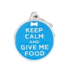 Best Pet ID Tag Charm Keep Calm & Give Me Food - Pet Home | The Perfect Pet Supplies Shopping Experience Dogs