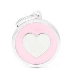 Discount Pet ID Tag Classic Heart Pink - Pet Home | The Perfect Pet Supplies Shopping Experience Dogs