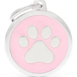 Flash Sale Pet ID Tag Classic Paw Pink Lge - Pet Home | The Perfect Pet Supplies Shopping Experience Dogs