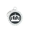 Store Pet ID Tag Glam Crown Black - Pet Home | The Perfect Pet Supplies Shopping Experience Dogs