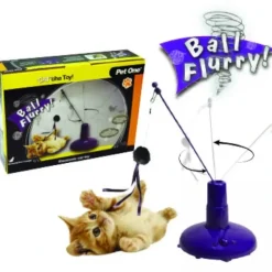 Clearance Pet One Catcha Ball Flurry Cat Toy - Pet Home | The Perfect Pet Supplies Shopping Experience Pet Toys