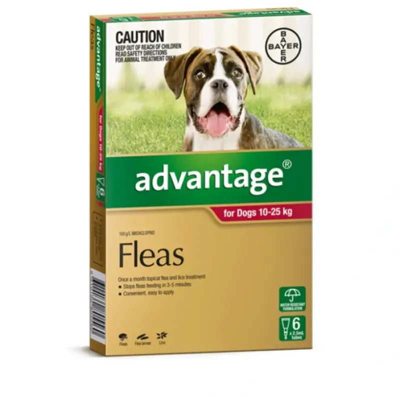 Best Pet Shop Direct - Advantage Dogs 10kg-25kg 6 Pack - Pet Home | The Perfect Pet Supplies Shopping Experience Cats
