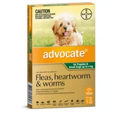 Best Pet Shop Direct - Advocate Puppies & Small Dogs Upto 4kg 3 Pack - Pet Home | The Perfect Pet Supplies Shopping Experience Cats