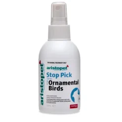 Online Pet Shop Direct - Aristopet Stop Pick Spray for Birds 125mL - Pet Home | The Perfect Pet Supplies Shopping Experience Pet Toys