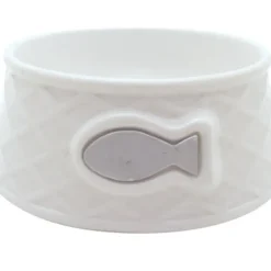 Store Pet Shop Direct - Catit Style Round Ceramic White Weave Cat Dish 200mL Small - Pet Home | The Perfect Pet Supplies Shopping Experience Shop All