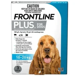 New Pet Shop Direct - Frontline Plus Dogs 10-20kg 3 Pack - Pet Home | The Perfect Pet Supplies Shopping Experience Dogs