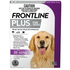 Cheap Pet Shop Direct - Frontline Plus Dogs 20-40kg 6 Pack - Pet Home | The Perfect Pet Supplies Shopping Experience Dogs