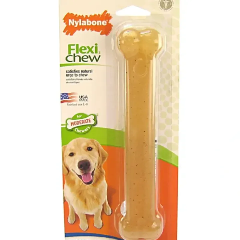 Best Pet Shop Direct - Nylabone FlexiChew Bone - Chicken, Giant - Pet Home | The Perfect Pet Supplies Shopping Experience Shop All