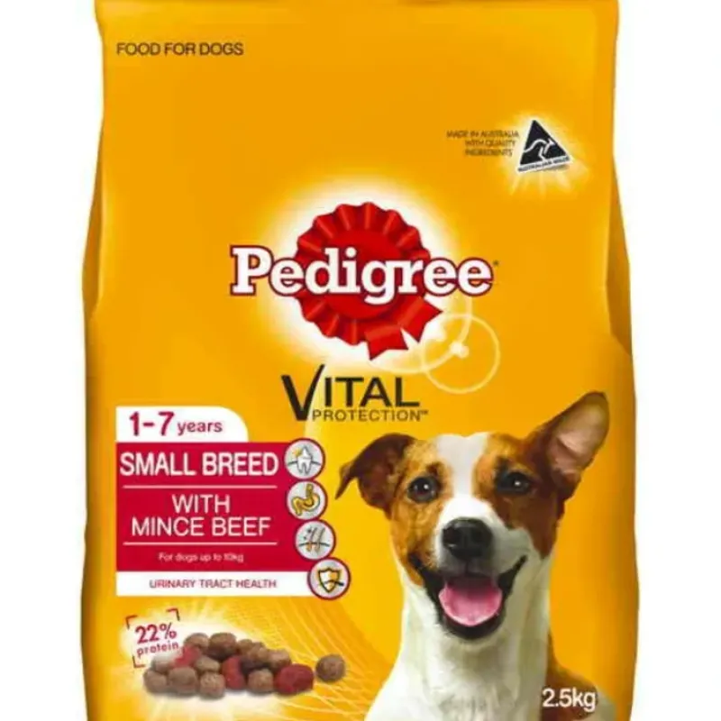 Sale Pet Shop Direct - Pedigree Adult Small Breed with Minced Beef 2.5kg - Pet Home | The Perfect Pet Supplies Shopping Experience Dogs