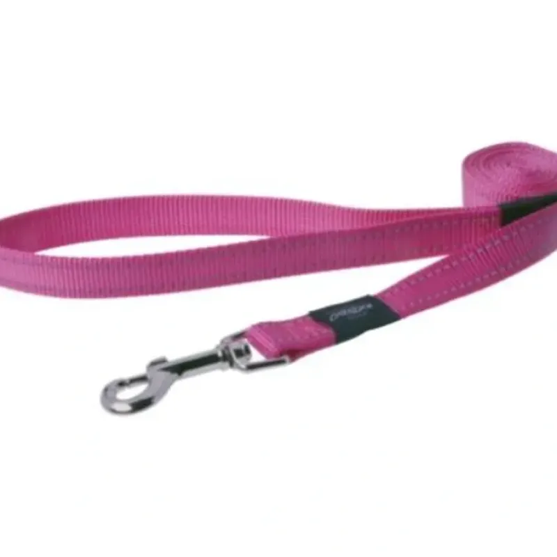 Fashion Pet Shop Direct - Rogz Fanbelt Lead Large Pink - Pet Home | The Perfect Pet Supplies Shopping Experience Dogs