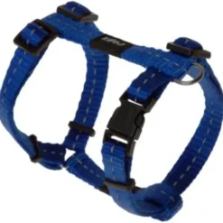 Online Pet Shop Direct - Rogz Nitelife H Harness Small Blue - Pet Home | The Perfect Pet Supplies Shopping Experience Dogs