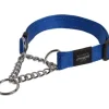 Outlet Pet Shop Direct - Rogz Obedience Half-Check Collar Snake Medium Blue - Pet Home | The Perfect Pet Supplies Shopping Experience Dogs