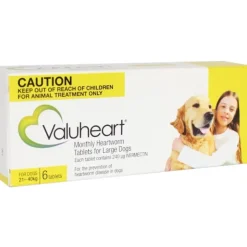 Cheap Pet Shop Direct - Valuheart Tablets for Large Dogs 21-40kg (Yellow) - Pet Home | The Perfect Pet Supplies Shopping Experience Dogs