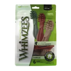 Cheap Pet Shop Direct - Whimzees Toothbrush Large 6 Pack - Pet Home | The Perfect Pet Supplies Shopping Experience Dogs