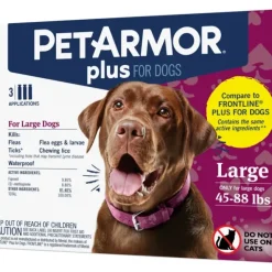 Clearance PetArmor Plus Flea &Tick Spot Treatment for Dogs 45-88 lbs - Pet Home | The Perfect Pet Supplies Shopping Experience Dogs
