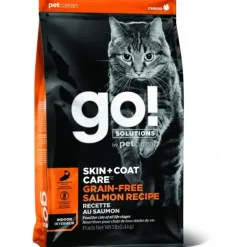 Shop Petcurean GO! Grain Free Skin + Coat Care Salmon Recipe Dry Cat Food - Pet Home | The Perfect Pet Supplies Shopping Experience Shop All