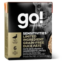 Best Petcurean Go! Sensitivities Limited Ingredient Grain Free Duck Pate Wet Dog Food - Pet Home | The Perfect Pet Supplies Shopping Experience Cats
