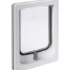 Flash Sale Pet-Tek Wood Fitting Small Dog Door Slimline - White 32.5X24Cm - Pet Home | The Perfect Pet Supplies Shopping Experience Shop All