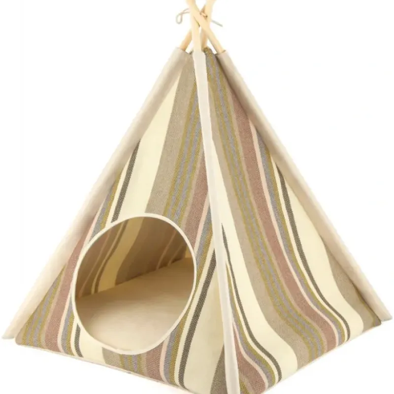 Best Sale P.L.A.Y. Horizon Pet Teepee, Seacoast - Pet Home | The Perfect Pet Supplies Shopping Experience Shop All