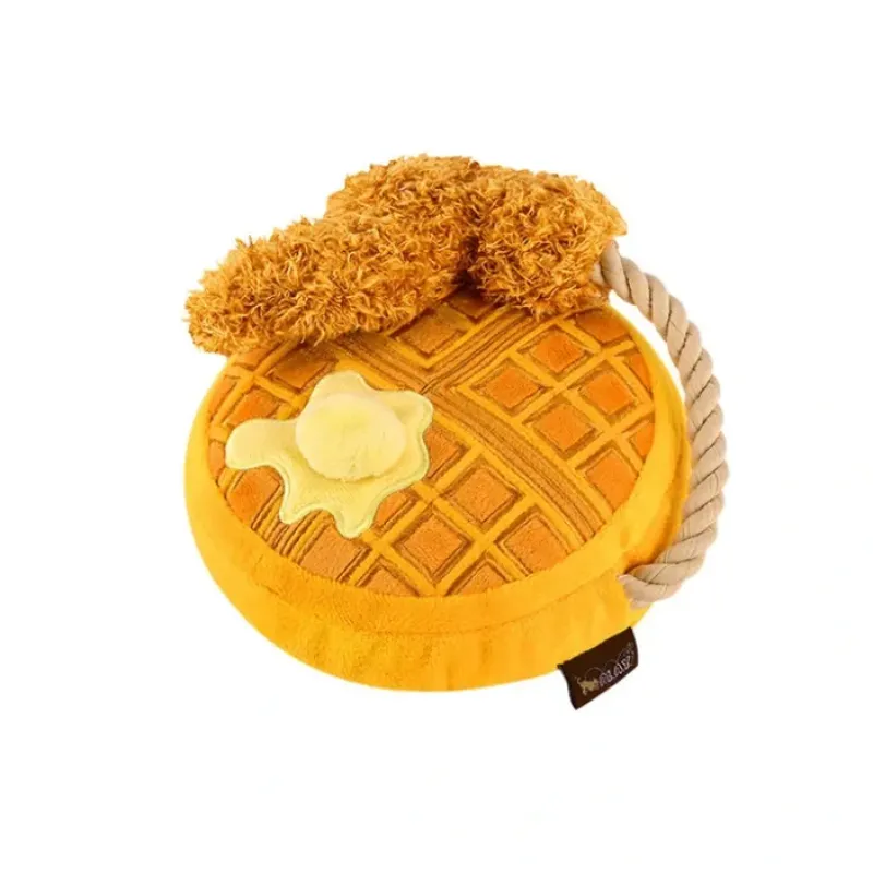 Fashion P.L.A.Y. Pet Lifestyle and You, Barking Brunch - Chicken & Woofles - 6" - Pet Home | The Perfect Pet Supplies Shopping Experience Pet Toys