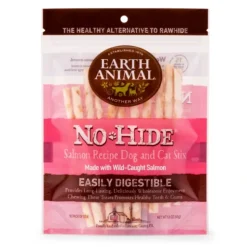 Cats*Salmon No-Hide Stix, 10/pack from Earth Animal - Pet Home | The Perfect Pet Supplies Shopping Experience