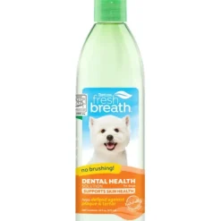 Dogs*TropiClean Fresh Breath Dental Health Solution Supports Skin Health for Dogs - Pet Home | The Perfect Pet Supplies Shopping Experience