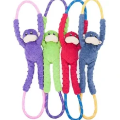 Pet Toys*ZippyPaws Monkey RopeTugz Plush Dog Toy (Purple) - Pet Home | The Perfect Pet Supplies Shopping Experience